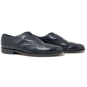 Florsheim LexingtonBlack Leather Oxford Wingtip